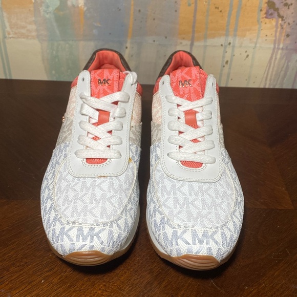 Michael Kors Allie Extreme Logo Lux Color Block Sneakers women’s  9M New Other - Picture 2 of 6